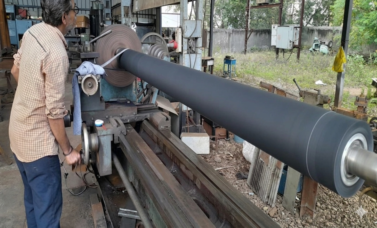 Rubber & Steel Roller